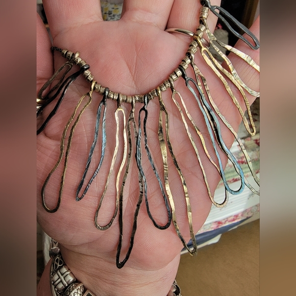 PAZ Isreal Sterling Silver Statement Necklace - Picture 4 of 8